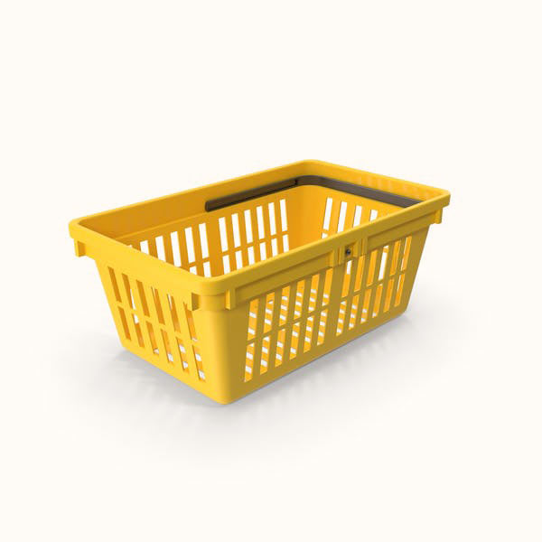 Yellow Shopping Basket